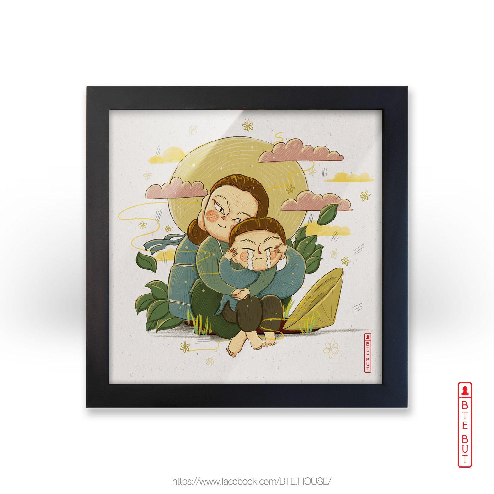 Tranh giấy Art - Mẹ Hiền