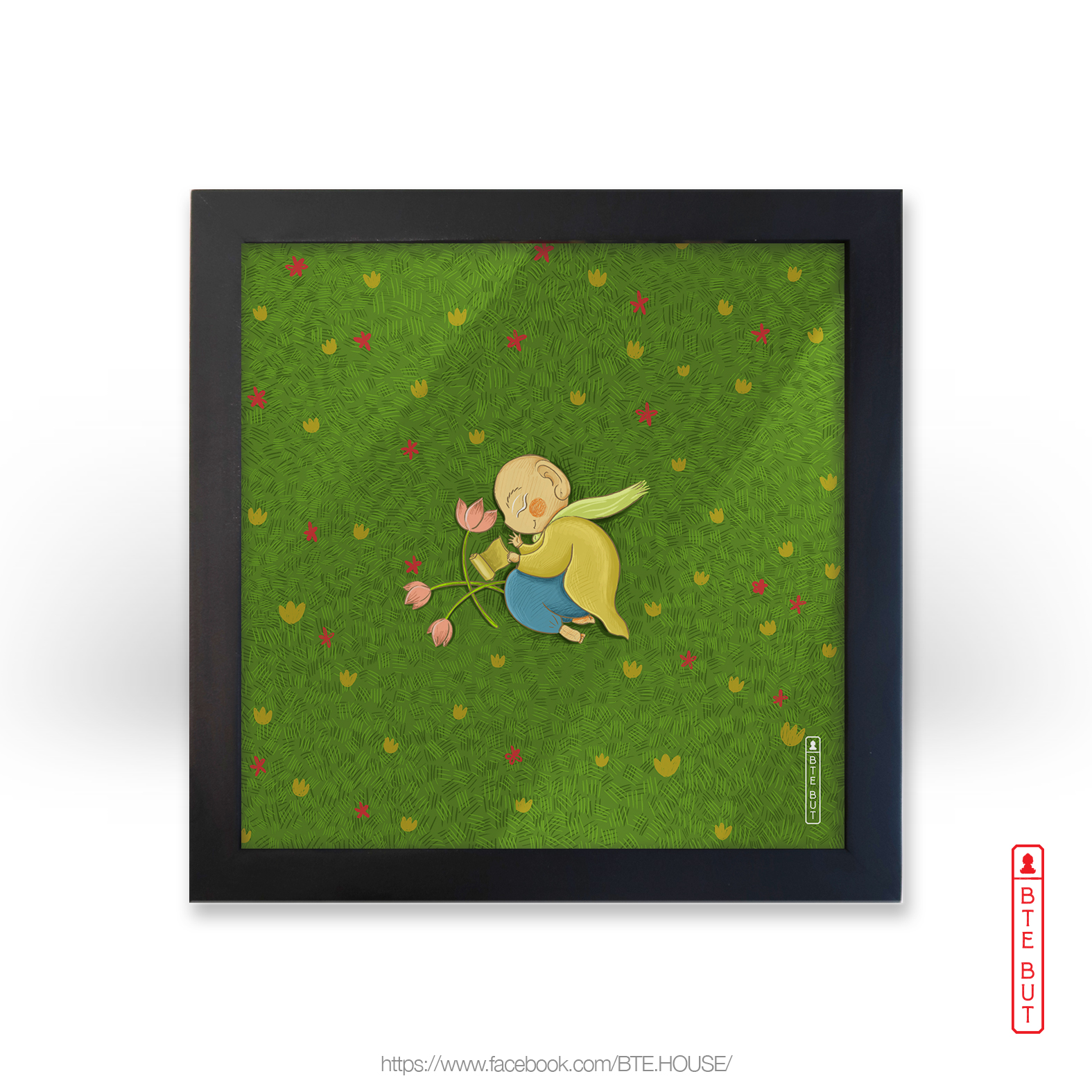 Tranh giấy Art - Bình An